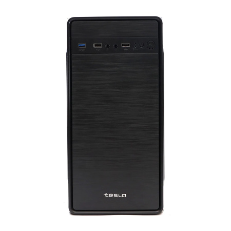 Корпус mATX 450w TESLA 1708U3BM (1*USB3.0+2*USB2.0,Audio,черный)[TSL-1708U3-450W-BM]