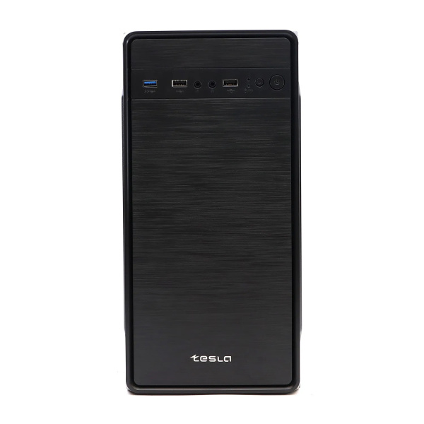 Корпус mATX 450w TESLA 1708U3BM (1*USB3.0+2*USB2.0,Audio,черный)[TSL-1708U3-450W-BM]