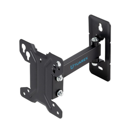 Кронштейн Tuarex ALTA-108 черный настенный,10-27",до 20кг,нак. +5° -15°,от ст. 60-185мм