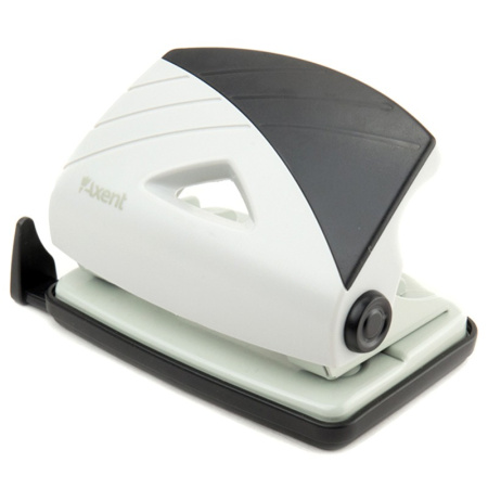 Дырокол AXENT "Duoton" на 16л. серо-черный (3716-01-A)