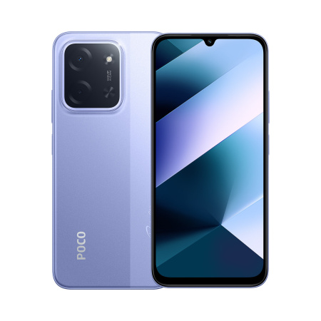 Смартфон POCO C85 6Гб 128Гб Purple 6.9",IPS,1600*720, Helio G81 Ultra, 50МП, 8Мп, 4G, 6000мАч, And 15