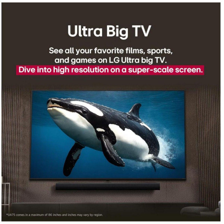 55" Телевизор LED LG 55UA75009LA.ARUG
