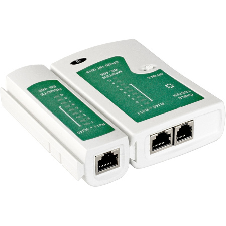 Тестер_кабеля NS-468 ExeGate для RJ-45/RJ-11/RJ-12