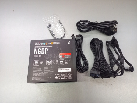 Распродажа! Блок питания 850Вт 1STPLAYER NGDP 850W (APFC,120мм,3PCI-E,12VHPWR,8SATA,80+Gold,модульный)[HA-850BA4](без комплекта)