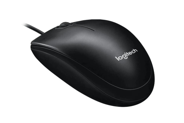 Мышь USB Logitech M100 (910-006652/910-006765) оптическая, 1000dpi, кабель 1.8м, Black