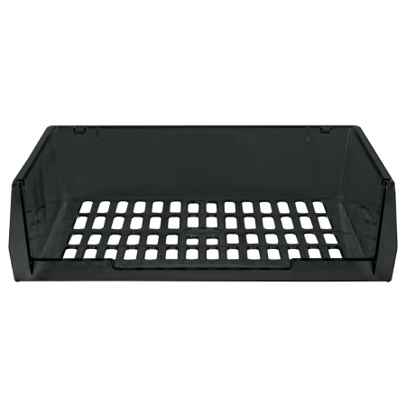 Лоток горизонтальный СТАММ "Эксперт", тонированный, черный ЛТГ-31163