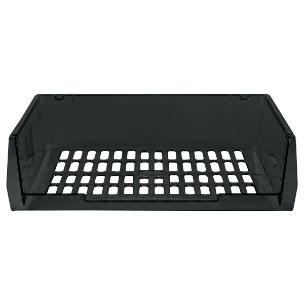 Лоток горизонтальный СТАММ "Эксперт", тонированный, черный ЛТГ-31163