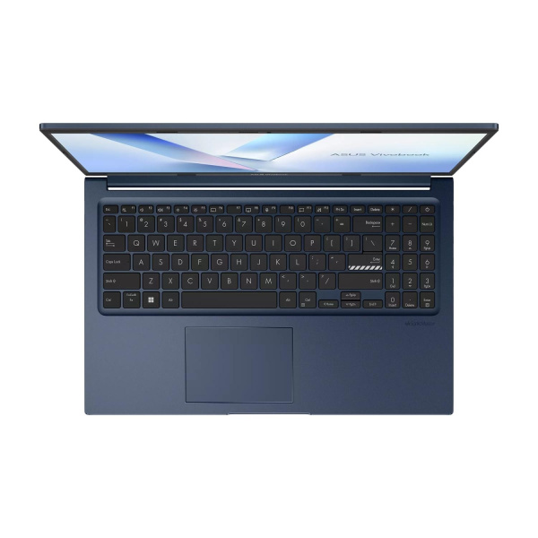 Ноутбук Asus Vivobook 15 X1504MA-BQ601 Core 3 304 8Gb SSD256Gb Intel Graphics 15.6" IPS FHD (1920x1080) без ОС blue WiFi BT Cam (90NB17I1-M01140)