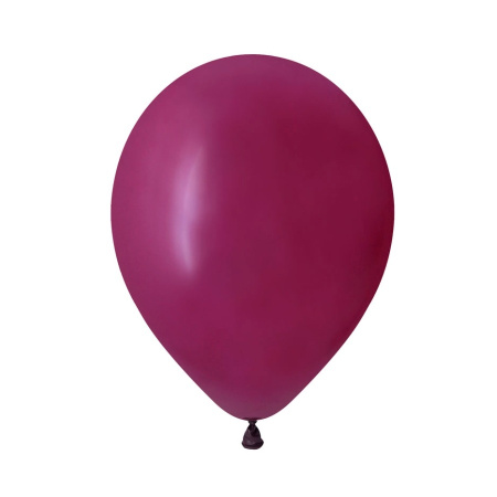 Шары воздушные "К 12 Пастель, Бургундия, Burgundy" набор, 50шт. (312253-50)