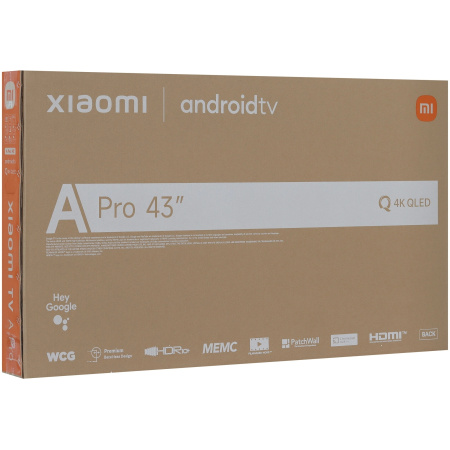 Телевизор 43" Xiaomi TV A 43 Pro 2026 (QLED, 4K UHD, 3840 x 2160, Android TV) (L43MB-APRU)