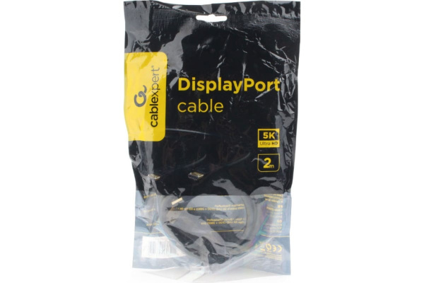 Кабель DisplayPort(m) - DisplayPort(m)  2.0м Cablexpert, v1.3,экран, черный (CC-DP3-2M)
