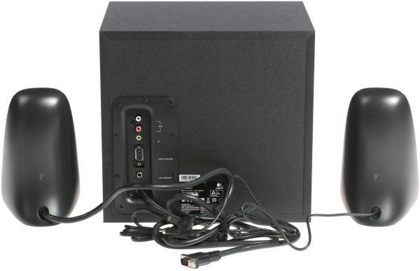 Колонки Logitech Z623 2.1 черный 200Вт