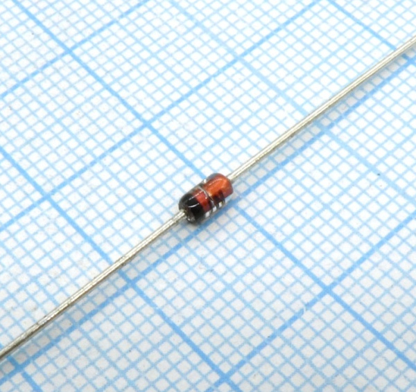Стабилитрон 15в, 1вт, 1N4744A, DO41