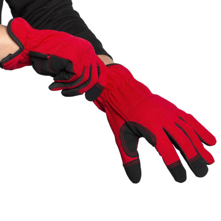 Перчатки монтажника КВТ С-31 (M), полиэстер/эластан/полиуретан