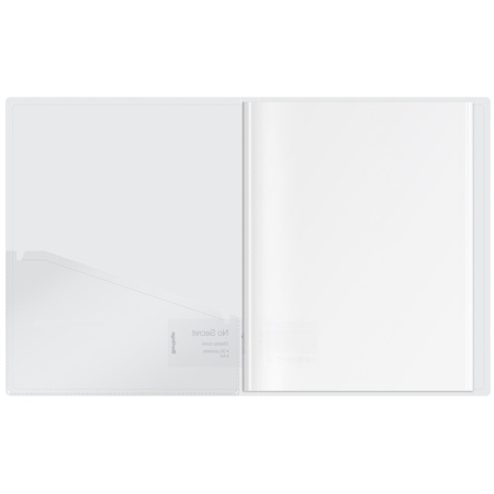 Папка с 30 вкл. BERLINGO "No Secret" 17мм. 700мкм, полупрозрачная (DB4_30991)