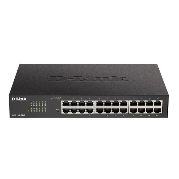 Коммутатор D-Link DGS-1100-24V2 24-ports 10\100\1000_Mbps управляемый