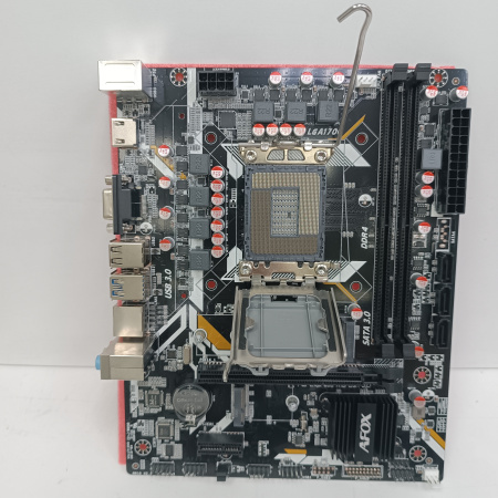 Распродажа! Мат.плата S1700 B760 AFOX B760D4-MA5-V2 (mATX,2DDR4,M.2,PCI-E16,PCI-E,VGA,HDMI,DP,PC3600)(без комплекта)