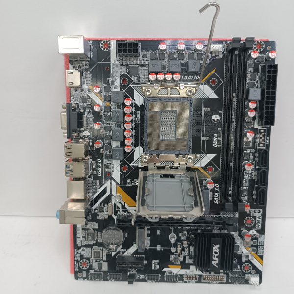 Распродажа! Мат.плата S1700 B760 AFOX B760D4-MA5-V2 (mATX,2DDR4,M.2,PCI-E16,PCI-E,VGA,HDMI,DP,PC3600)(без комплекта)