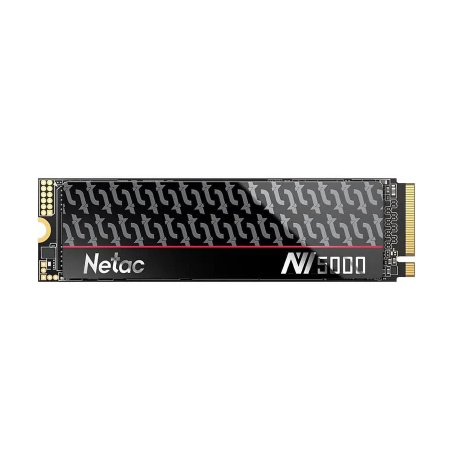 SSD-накопитель M.2 500Гб Netac NV5000t [NT01NV5000t-500-E4X](3D NAND,NVMe,4800/2700 Мб/с,радиатор