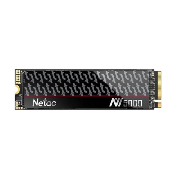SSD-накопитель M.2 500Гб Netac NV5000t [NT01NV5000t-500-E4X](3D NAND,NVMe,4800/2700 Мб/с,радиатор
