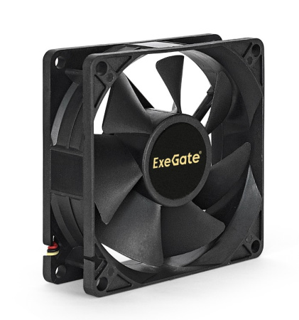 Кулер в корпус 80x80x25 ExeGate ExtraPower EP08025S3P (2500rpm/3pin/подшипник скольжения)