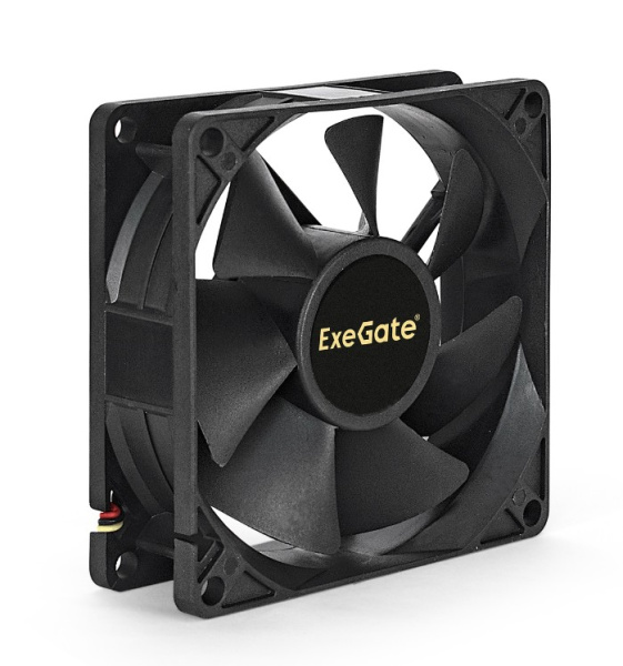 Кулер в корпус 80x80x25 ExeGate ExtraPower EP08025S3P (2500rpm/3pin/подшипник скольжения)