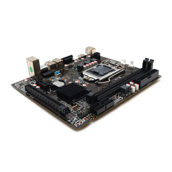 Мат.плата S1150 ZCZF H81B-V2.1 (mATX,2DDR3,PCI-E16,PCIE-E,4SATA,HDMI,VGA,PC1600)
