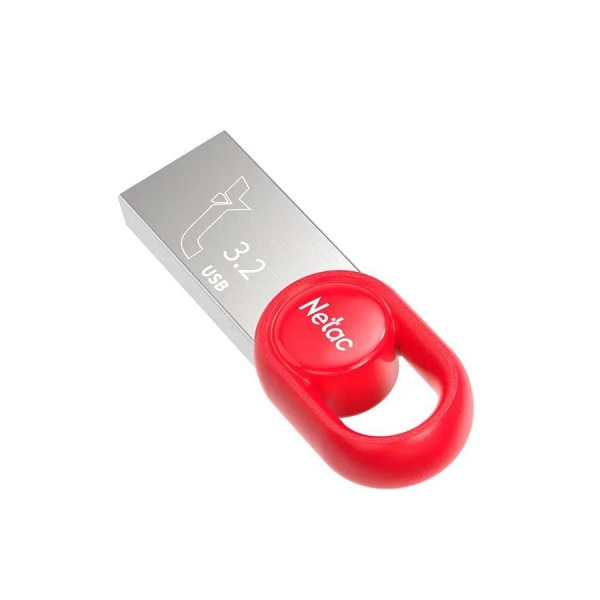 Флеш-накопитель USB3.0 64Gb Netac UM2 (NT03UM2N-064G-32RE) красно-серебристый