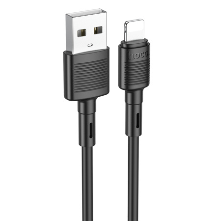 Кабель Lightning (m) - USB(m) HOCO X83, 1м, 2.4А черный
