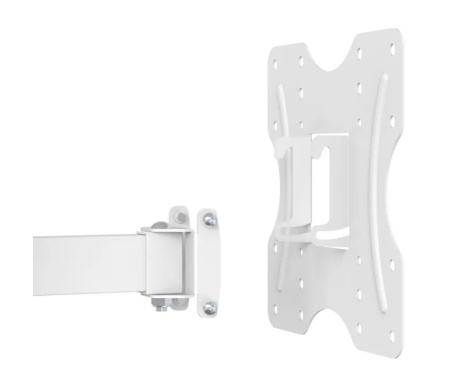 Кронштейн ITECHmount LCDN544 White белый настенный,для тв,32-55",до 30кг,от стены 62-422 мм,с выносом, с функцией наклона -10°~ +3°,и поворота -90° ~ 