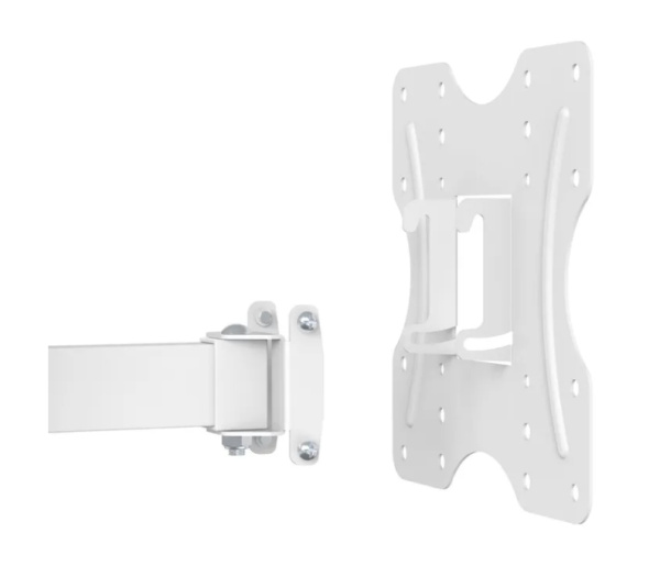 Кронштейн ITECHmount LCDN544 White белый настенный,для тв,32-55",до 30кг,от стены 62-422 мм,с выносом, с функцией наклона -10°~ +3°,и поворота -90° ~ 