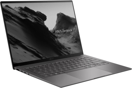 Ноутубук ASUS Zenbook S 14 UX5406AA-SW416W Intel Core Ultra 7 355/LPDDR5X 32GB/512GB SSD/Intel Arc Graphics/14" 3K (2880 x 1800) OLED 16:10,WiFi 7+BT 6.0/Win11 Home/Antrim Gray/1.20 kg