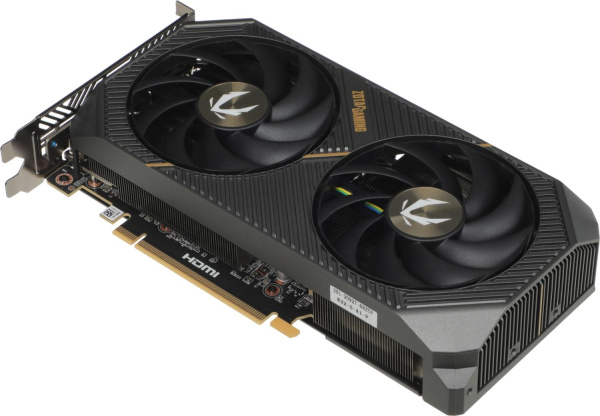 Видеокарта Zotac PCI-E 5.0 RTX 5060TI 16GB AMP NVIDIA GeForce RTX 5060TI 16Gb 128bit GDDR7 2632/28000 HDMIx1 DPx3 HDCP Ret