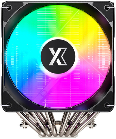 Кулер S115х/1200/1700/1851/AMx XASTRA AX620 Basic ARGB (265W/2*120mm/800-1850rpm/ARGB/6 тепл.трубок/медное основание)[AX620-XXAFMX-GL]