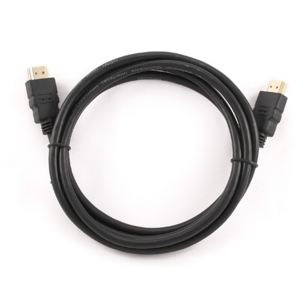Кабель HDMI(m) - HDMI(m)  1.8м Cablexpert, v2.0, позол. контакт, экран, черный (CC-HDMI4-6)
