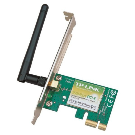 Адаптер WI-FI PCI-E TP-Link TL-WN781ND 150_Mbps 802.11n