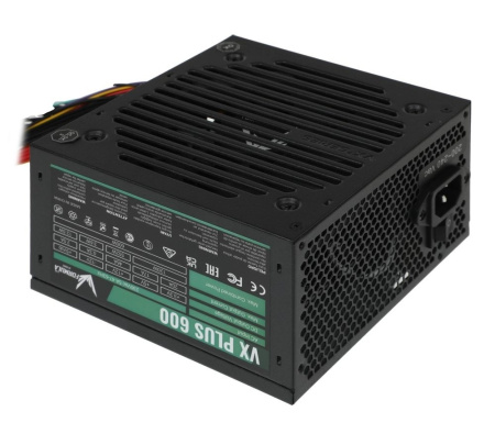 Блок питания 600Вт Formula (Aerocool) VX-600 Plus (120мм,2PCI-E,4SATA)