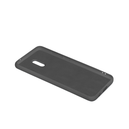Чехол силиконовый с микрофиброй для Xiaomi Redmi 8A DF xiOriginal-04 (black)