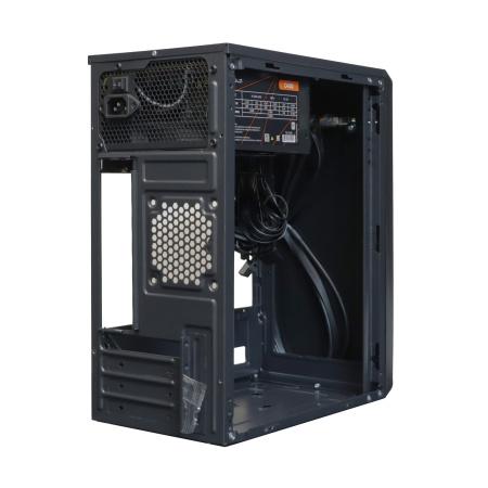 Корпус mATX 450w TESLA 1708BM (2*USB2.0,Audio,черный,БП TESLA C450 80+ с плоскими проводами!)[TSL-1708-450W-BM]