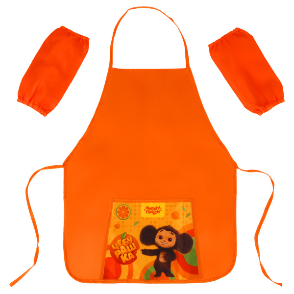 Набор для уроков труда Мульти-Пульти "Чебурашка", фартук, нарукавники, клеенка ЧБТ_53181