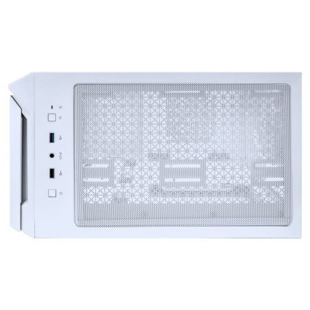 Корпус ATX Б_БП 1STPLAYER TRILOBITE T7-P White (2*USB3.0, Audio, Window, 4x120mm LED, белый)[T7-P-WH-4F1-W]