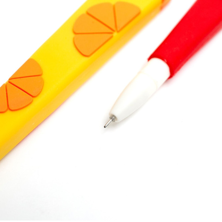 Ручка гелевая "Fruits" синяя, ассорти AL5900