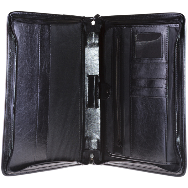 Папка деловая OfficeSpace "Mars" комбинир. кожзам, полиэстер (ПаКЗ_576)