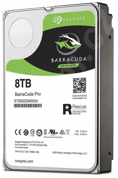 Жесткий диск HDD 8,0Tb Seagate ST8000DM004 5400,256Mb