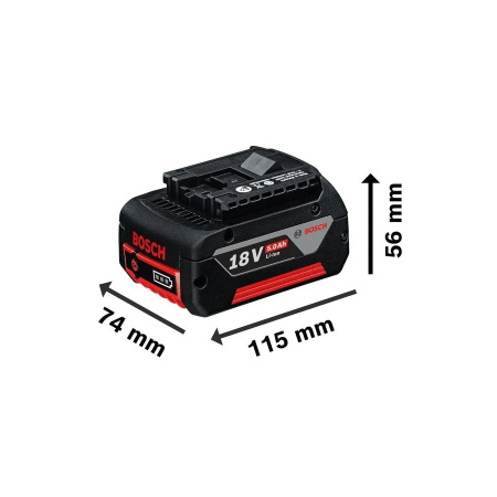 Аккумулятор эл.инструмента Bosch 18V, 5000mAh, GBA 1600A002U5, LED