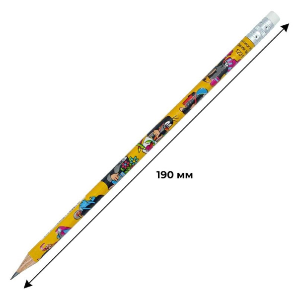 Карандаш ч/гр. Koh-i-Noor "Крот" HB, круглый, заточен., (1231036004TD)