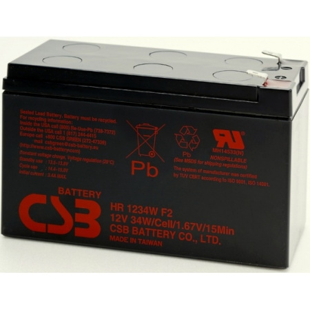 Аккумулятор CSB HR1234 W,F2,12V,9Ah (в100/д151/ш65)