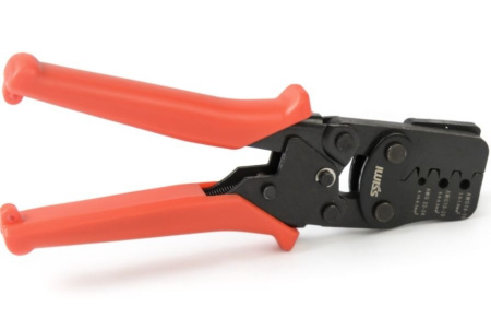 Кримпер Iwiss IWS-1424BN, 0.14..2.0кв.мм, для клемм серии DT, DTM, DTP Deutsch с лепестковым обжатие