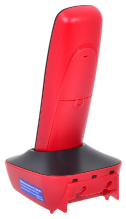 Радиотелефон Panasonic KX-TG1611RUR,красный 1трубка/50м/300м/АОН/книга_50номеров/-/-/-/15-170ч/550м Радиотелефон Panasonic KX-TG1611RUR,красный 1трубка/50м/300м/АОН/книга_50номеров/-/-/-/15-170ч/550м