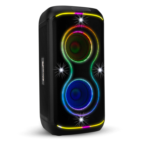 Портативная колонка ELTRONIC 30-86 DANCE BOX 900 динамик 6,5" 90Вт, Bluetooth, TWS, FM, USB,  microSD, 2*MIC, AUX
